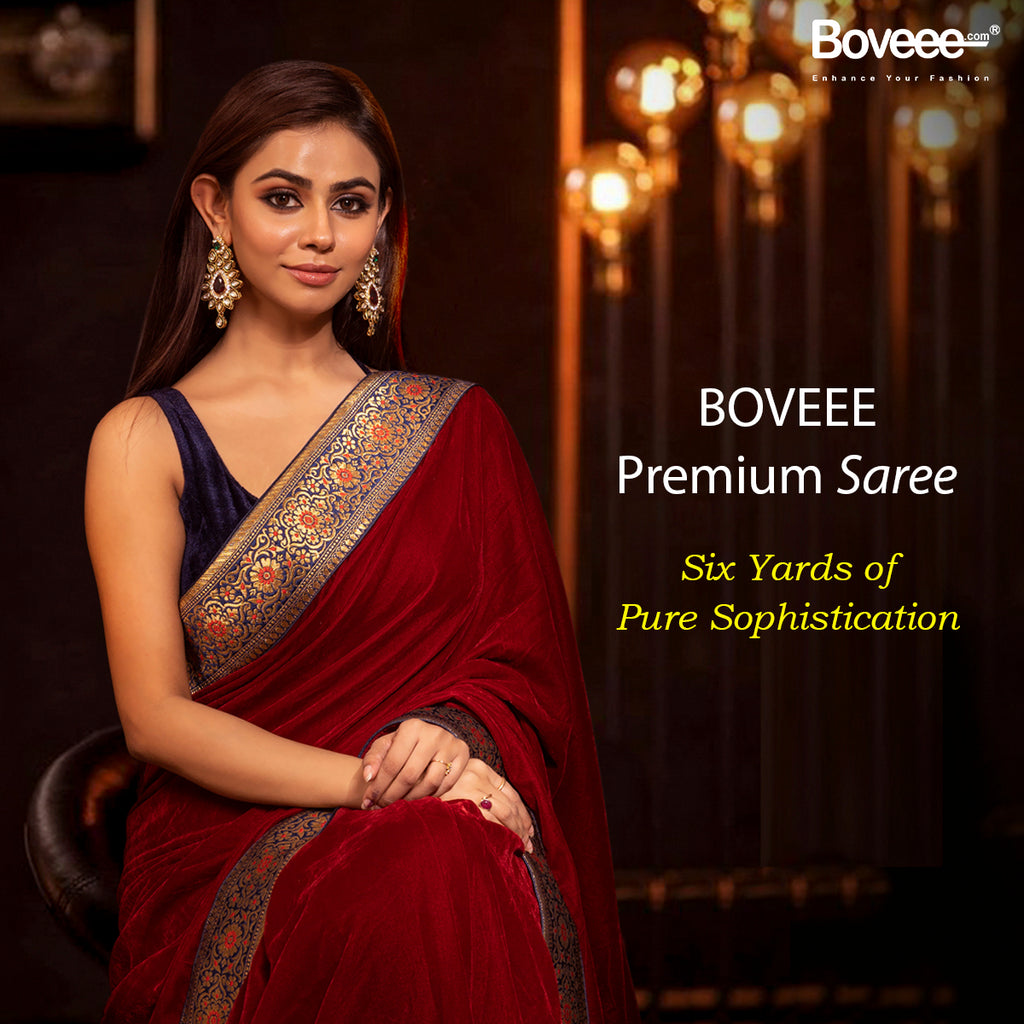 Is your collection incomplete? Explore The Premium Range of BOVEEE Sarees