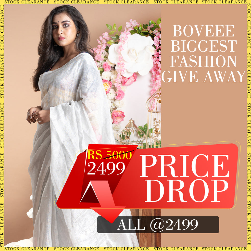 Want Sarees Below 2499? Get One from BOVEEE for Every Day and Amaze Every One!!
