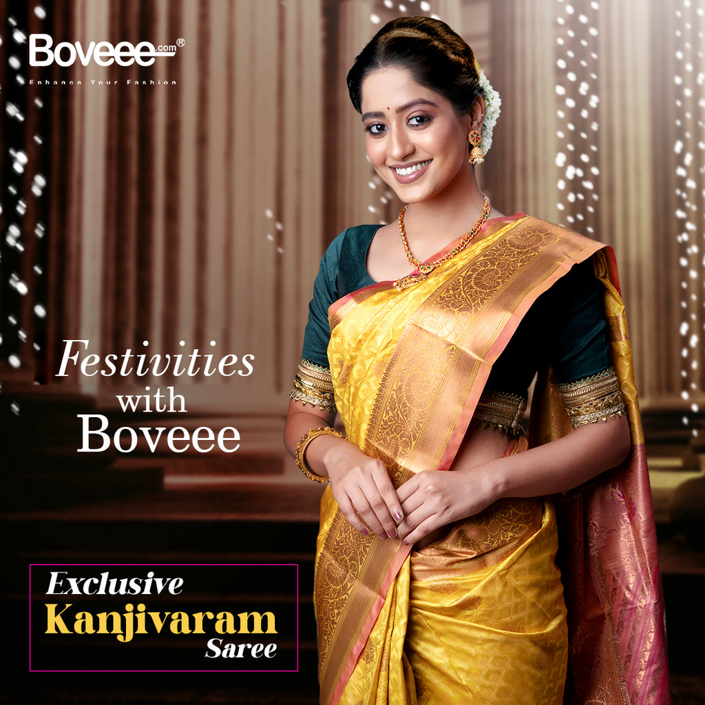 Kanjivaram Sarees: A Sensational Art of Aesthetics!!