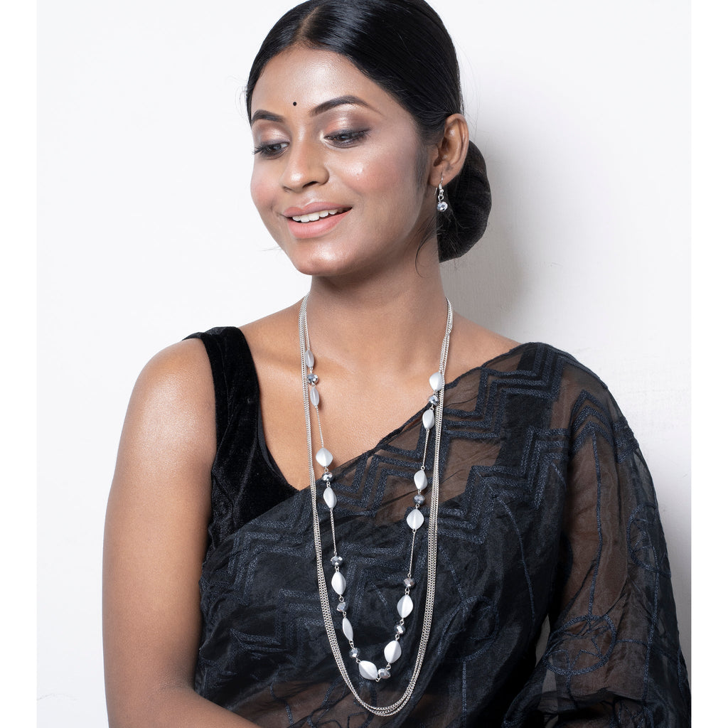 GALAXY WHITE NECKLACE SET