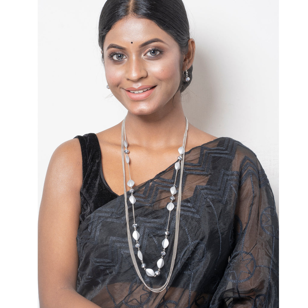 GALAXY WHITE NECKLACE SET